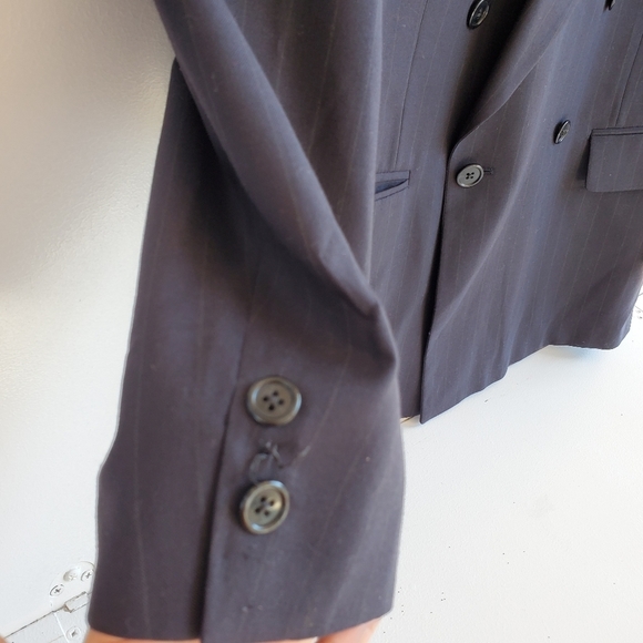 High Quality Blazer Jacket  Dark Blue Sz 46R - Picture 8 of 8